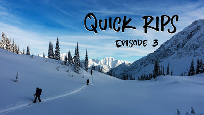 Quick Rips: Episode 3 - Sleeping in the Selkirks... a four day drop at the Bivouac Hut